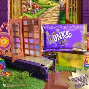 🍫GLAMLITE X WONKA BAR EYESHADOW PALETTE🍭 Beauty Cosmetic Makeup FREESHIP🍫🍬🍭 - Picture 1 of 6