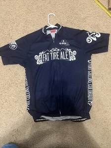 FAT TIRE ALE Beer CAPO CUSTOM Adult L Cycling Shirt Jersey - Picture 1 of 5
