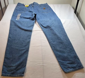 Jeans uomo Carhartt 44x34 gamba dritta nuovi con etichette vestibilità tradizionale BD0018-M irregolare 44 - Foto 1 di 18