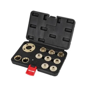 Brass Router Guide Bush Bushing Set 10Pc Router Template Guide Lock Nut Adapter♡ - Picture 1 of 5