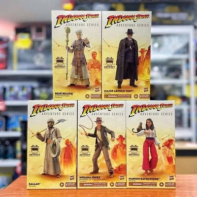 Indiana Jones Adventure Series Hasbro /  Raiders of the Lost Ark Pack 5 Figures - Imagen 1 de 2