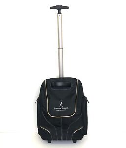 Johnnie Walker Carry-on Luggage Roller Travel Bag Black