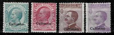 Italian Aegean Island 1912 ☀ Italian Stamps Overprinted "Calimno" ☀  MNH (**) - Image 1 of 2