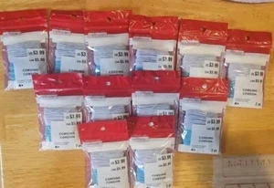 Craft Lot of 12 Packs (1mm) Elastic Cord Bead Jewelry Making Stretchy White Blue - Picture 1 of 3