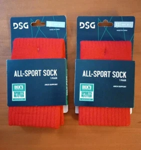 NEW Kids DSG All-Sport Socks (2 Pairs) Size XS 9K-1Y F47 - Picture 1 of 1