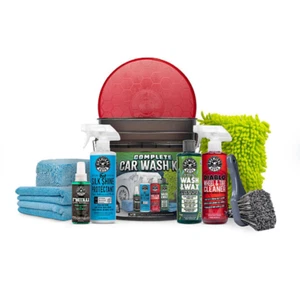 Chemical Guys 11 Piece Complete Exterior & Interior Auto Wash Bucket Kit - Picture 1 of 5