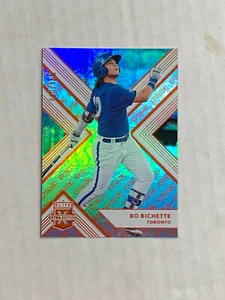 BO BICHETTE 2018 Elite Extra ASPIRATIONS ORANGE HOLO SP RC 093/199! BLUE JAYS! - Picture 1 of 2