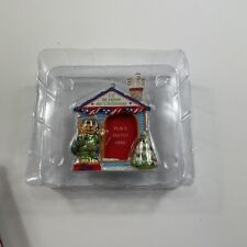 American Greetings I'll Be Home for Christmas Ornament Soldier Bear 3.5” 2000