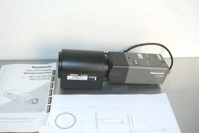 CCTV SET Panasonic WV-CLR 930/G mit Pentax H16 ZMED-5P 1/2" 7,5 - 120 mm 1:1.6 - Bild 1 von 4