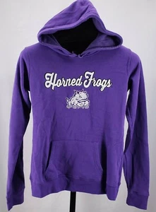 TCU Youth M NCAA Texas Christian TCU Horned Frogs Embroidered Sweatshirt NEW $50 - Picture 1 of 8