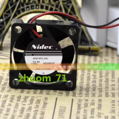 1PC Nidec D03X-05TL 3cm3010 5V 0.08A Miniature silent cooling fan - Image 1 of 3