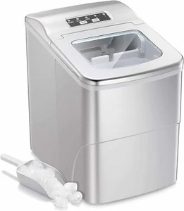 Portable Countertop Ice Maker Compact Ice Cube Machine Home Bar Dorm 26lbs/day - Picture 1 of 11