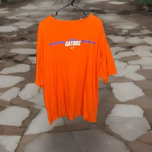 VTG Florida Gators T Shirt Adult 2XL XXL Orange Nike Center Swoosh Double Y2K - Picture 1 of 7
