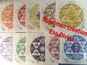 TALISMAN Hébraïque de haute protection magie, rituels, kabbale plusieurs choix++ - Afbeelding 1 van 13