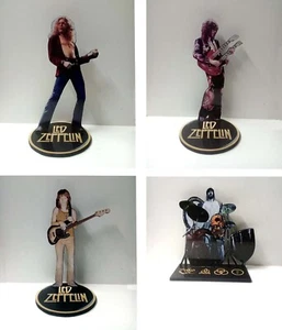 4 FIGURAS ZEPPELÍN LED - Tablero de fibra de 20 cm vinilo/parcela - ¡Argentina! - Imagen 1 de 5