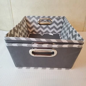 Juego de 2 cestas de tela plegables - Imagen 1 de 4