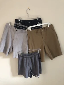 Lot 4 Lululemon Shorts ABC Oxford Pacebreaker Linerless 5" 32 Medium - Picture 1 of 5