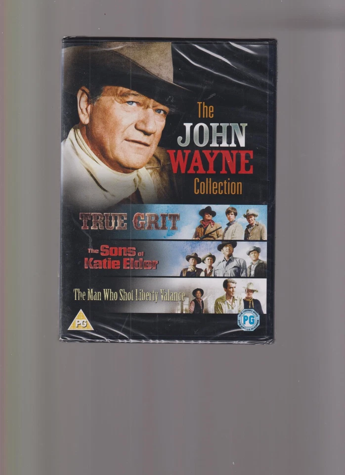 The John Wayne 3 DISC DVD BOX SET True Grit, Sons of Katie Elder The Man - NEW - - Image 1 of 1