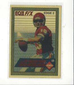 1994 Collector's Edge FX EQII Red Letters #2 Joe Montana Chiefs