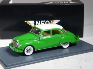 (SB-66) Neo Scale Models 45085 DKW 3=6 F94 verde en 1:43 en embalaje original - Imagen 1 de 2