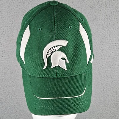 Boné ajustável Michigan State University Spartans Nike Strapback verde NCAA - Imagem 1 de 4
