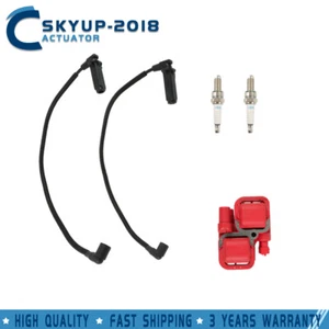 Ignition Coil and Spark Plug w Wire Cap Fit for 2011-2014 Polaris RZR 800 - Picture 1 of 22