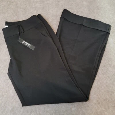 Charlotte Russe Negro Cr Pantalón Talla 9 Mujer Pantalones Vestido  Foto 1 de 4