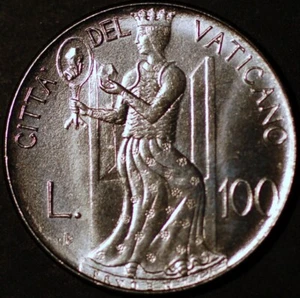 Vatican City 100 Lire 1979-1980 John Paul II Prudence KM# 146 - Picture 1 of 2