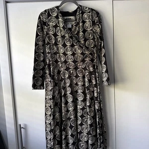 Effie's Heart Serenity Dress Women M Belted Jersey Midi - Picture 1 of 4