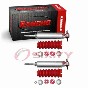 2 pc Rancho RS9000XL Front Shock Absorbers for 2011-2013 Ram 3500 Spring yj - Picture 1 of 5