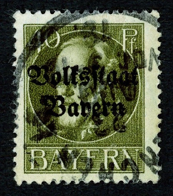 Sello Baviera, Scott # 201 usado Foto 1 de 1