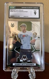 2021-22 Panini Mosaic #296 Giannis Antetokounmpo CGC Mint 9 - Picture 1 of 2