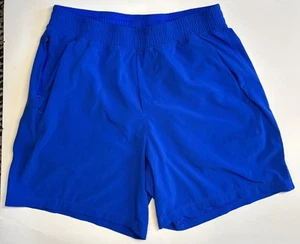 Lululemon Pace Breaker Linerless Shorts 5" Royal Blue Athletic Athleisure Men L - Imagen 1 de 10