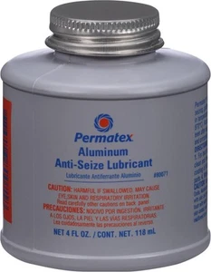Permatex 80071 Anti-Seize Lubricant with Brush Top Bottle, 4 oz. Pack of 1 - Picture 1 of 1