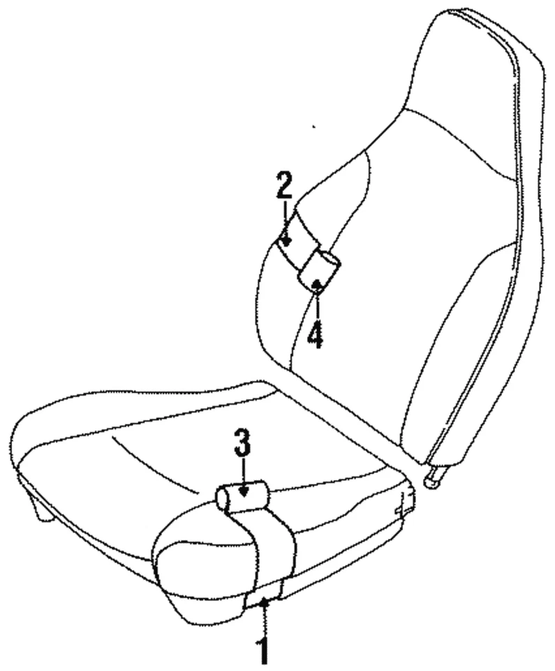 Funda de asiento original GM 91174003 Foto 1 de 1