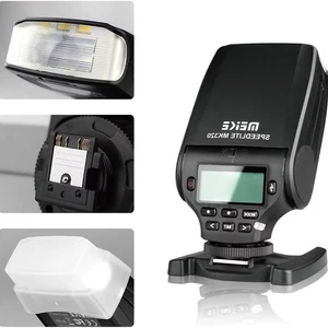 MEIKE MK320 TTL Mini Flash SpeedLite For Canon Nikon Sony Fuji Panasonic Olympus - Picture 1 of 11