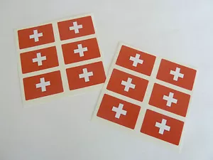 Pacchetto Mini Adesivi, Autoadesivo Svizzera Bandiera Etichette, FR244 - Bild 1 von 1