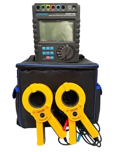 Double Clamp Earth Resistance Tester Meter with Range 0.00mA～600A 0.0V～100.0V - Picture 1 of 14