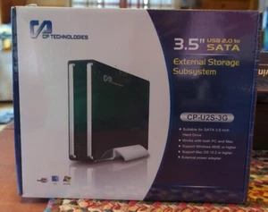 CP Technologies CP-U2S-3G USB 2.0 External Storage Subsystem 3.5" Factory Sealed - Afbeelding 1 van 7