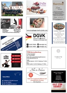 Firmenschild 30x40cm Personalisiert Praxisschild Plexi + Befestigungsset Florida - Bild 1 von 2