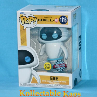 Wall-E - Eve Flying Glow in the Dark Pop! Vinyl Figure (RS) #1116 - image 1 of 3