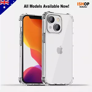 Clear Shockproof Bumper Case Cover For iPhone 15 14 13 12 11 Pro Max XS XR Plus - Picture 1 of 18