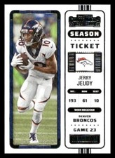 2022 Panini Contenders #33 Jerry Jeudy Denver Broncos Football card