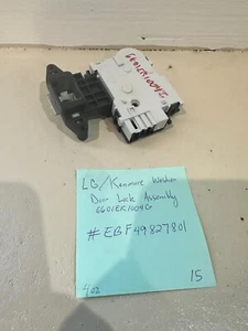 LG / Kenmore Washer Door Lock Assembly, EBF49827801 - Picture 1 of 2