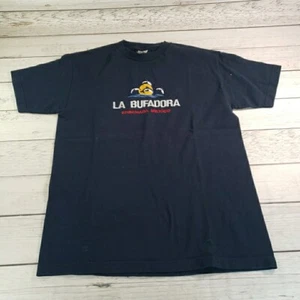 Camicia La Bufadora adulto blu medio Ensenada Baja CA Messico souvenir viaggio - Foto 1 di 9
