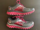 Brooks Glycerin 14 Shoes (Women's Size 7.5) Gray/Pink Running Sport Sneakers