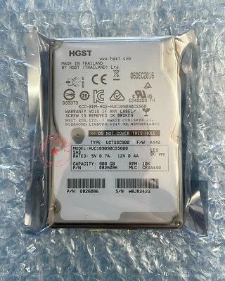 HUC109090CSS600 900GB 10K 2.5" 6Gb/s 64M SAS HDD Hard Drive - Image 1 of 3