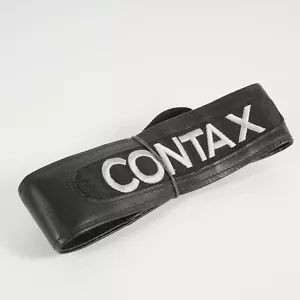 Contax Black Leather Neck Shoulder Strap W-50 PRO - Picture 1 of 5