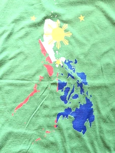 Camiseta con tema isla filipina, camiseta gráfica, talla 3XL, verde nueva sin etiquetas - Imagen 1 de 4
