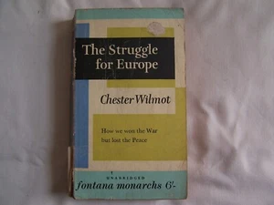Chester Wilmot THE STRUGGLE FOR EUROPE Paperback FONTANA 6/- 1963 - Picture 1 of 7